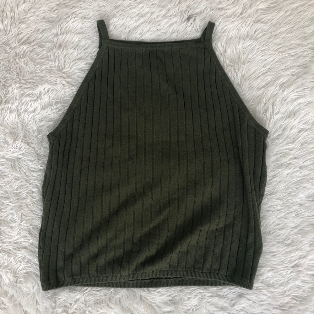 Halter Top, Ribbed